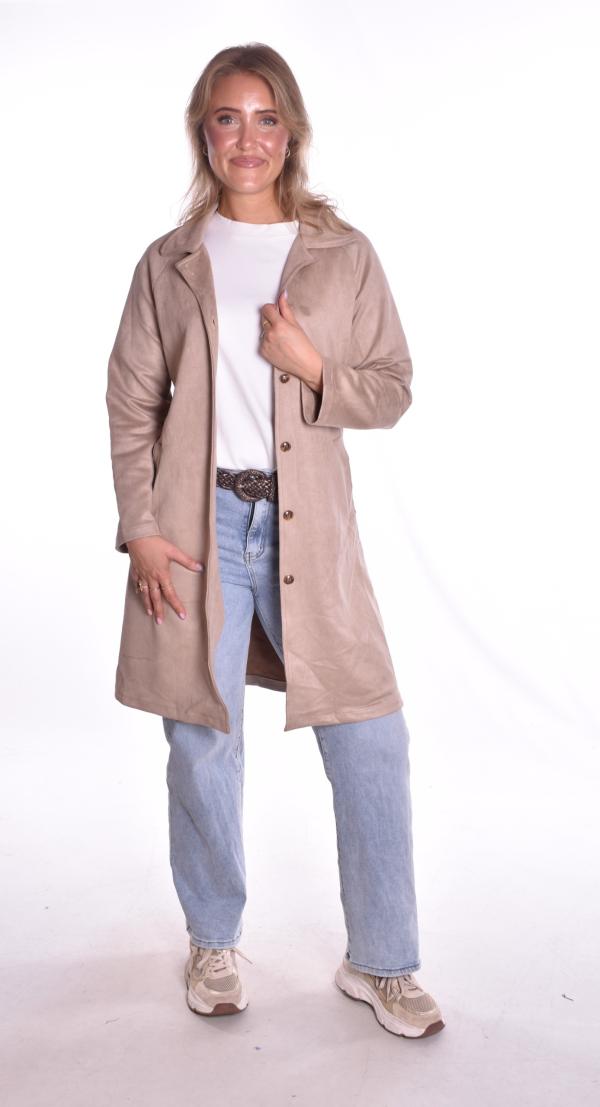 Lange Blazer Sue - 2XL (46), Beige