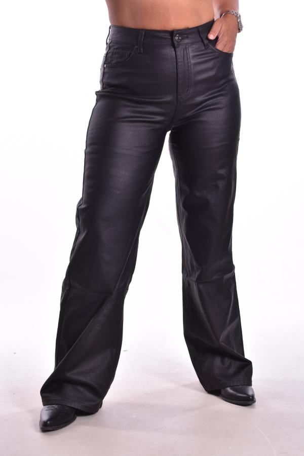 Wide Leg Leatherlook