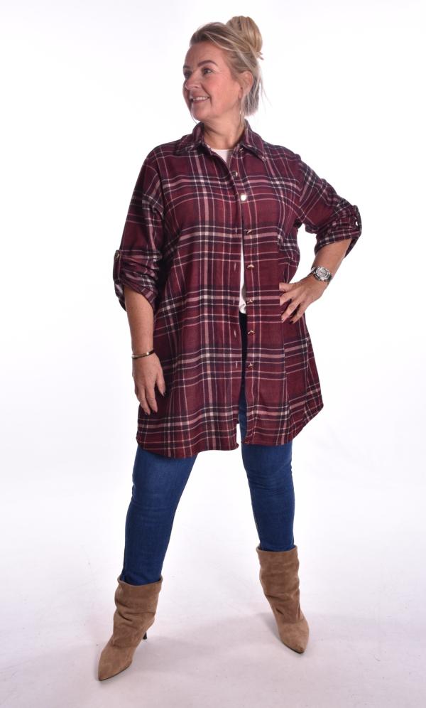 Blouse Ruit en Rib