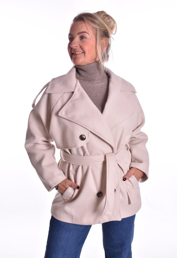 Jas Beau - M, Licht Beige